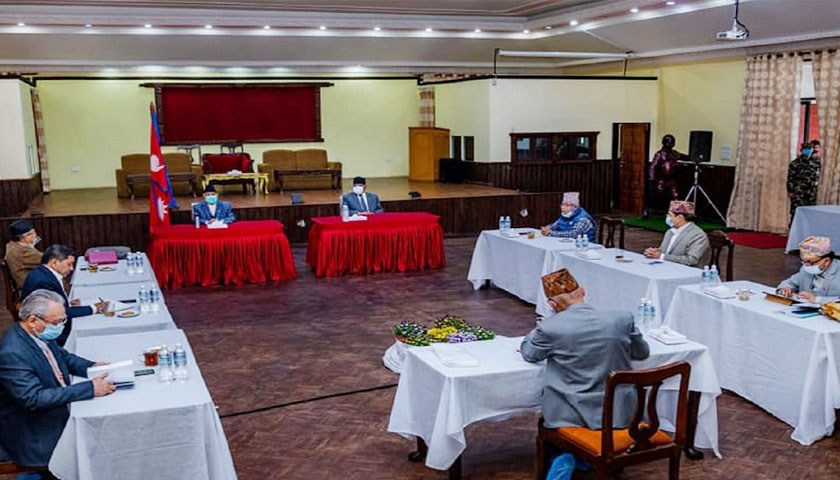 नेकपा सचिवालय बैठक : डा. केसीको अनशन र मन्त्रिपरिषद् हेरफेरबारे छलफल