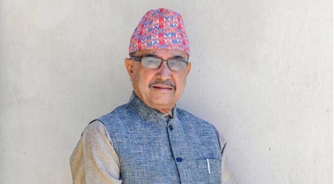 नेपाली कांग्रेसका उपसभापति पूर्णबहादुर खड्काले राष्ट्रपतिको निर्वाचन मिति घोषणा गर्न माग
