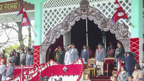 राष्ट्रपति रामचन्द्र पौडेलको प्रमुख आतिथ्यमा घोडेजात्रा सम्पन्न