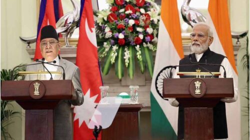 India agrees to purchase 10,000 MW of electricity in ten years from Nepal