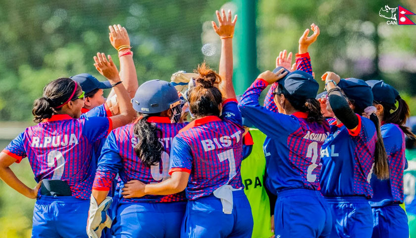 महिला टी–२० सिरिज : जापानमाथि नेपाल ६७ रनले विजयी