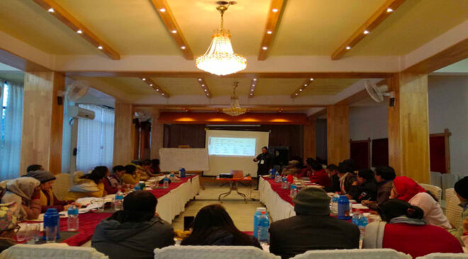 नेपाल देशे २२गु जिल्लाया स्येनामिपिंतः नेपाल भाषा प्रशिक्षण धौख्यलय्