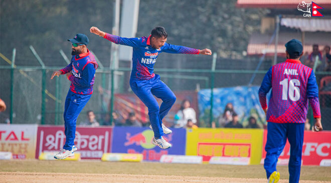 क्रिकेट लिग-२ : नेपालविरुद्ध नेदरल्यान्ड्स १३७ रनमै अलआउट