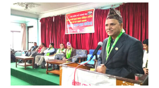 नयाँ बर्ष २०८१ को अवसरमा माओवादी केन्द्र दोलखा–काठमाण्डौं सम्पर्क मञ्चले शुभकामना आदान प्रदान कार्यक्रम
